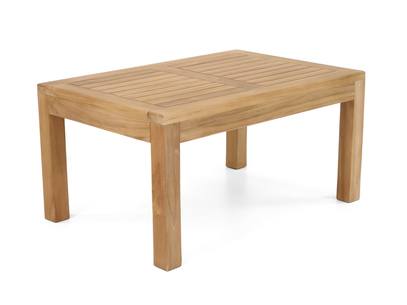 Modern Teak Rectangular Coffee Table