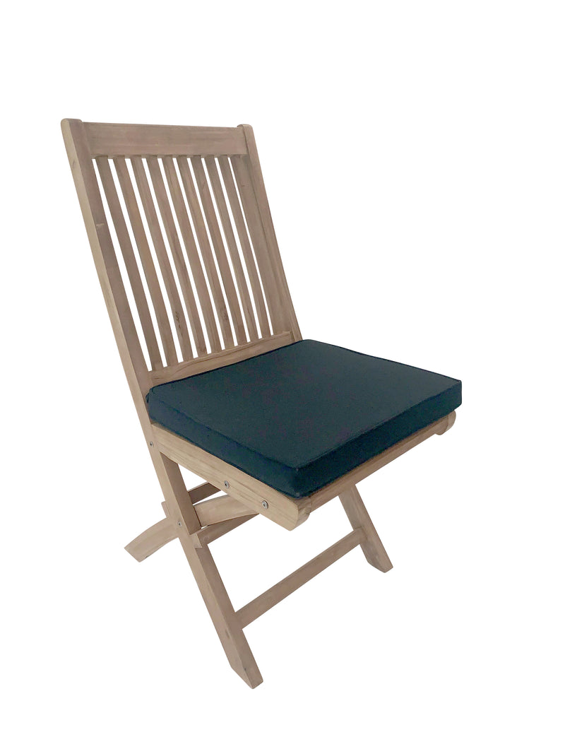 Leo folding outdoor chair cushion product view