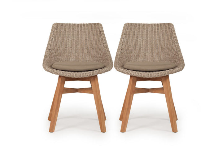 Cape Outdoor Dining Chair  – Set of 2