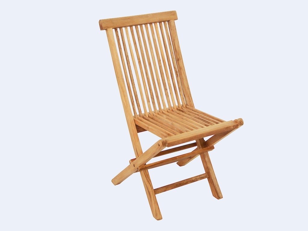 Teak Slatted Folding Chair Teak Outlet – Teak Place