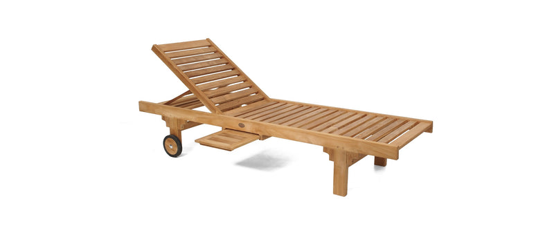 Teak pool lounge