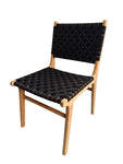 Teak & Sunproof Strapping Side Chair