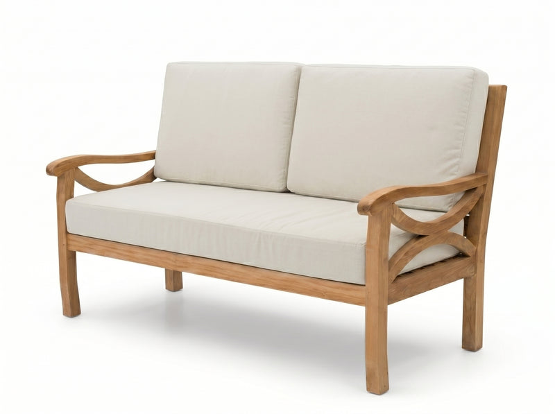 teak Paris three seat outdoor sofa product view