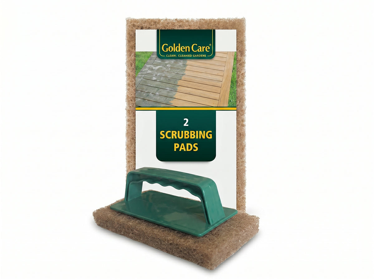 Golden Care x 2 Brown Scrubbing Pads