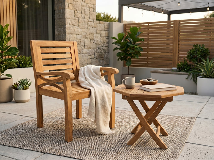 Octagonal Folding Coffee Table