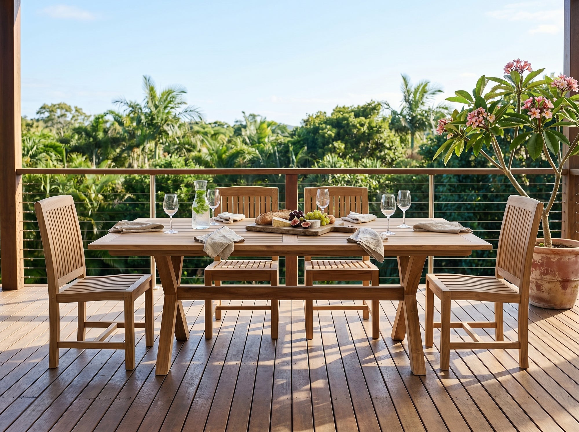 Cross Leg Rectangular Tables