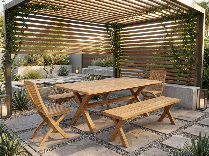 Cross Leg Rectangular Tables