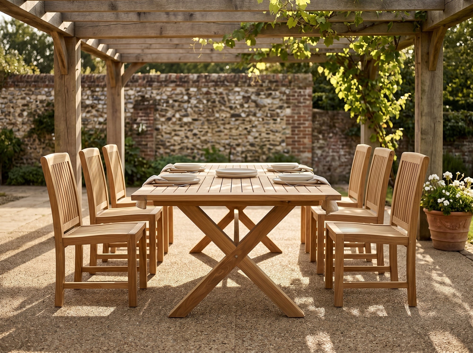 Cross Leg Rectangular Tables