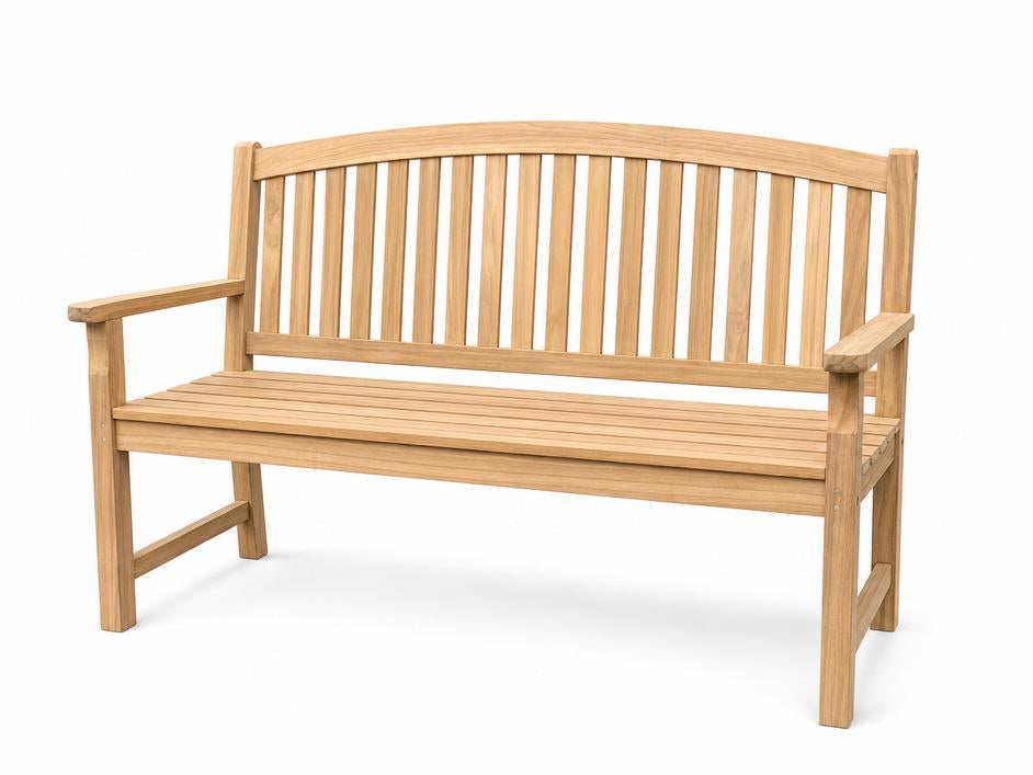 Dover Teak Garden Bench 150cm (Clearance)