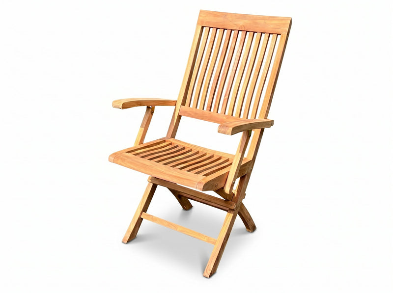 Capri Folding Outdoor Arm Chair