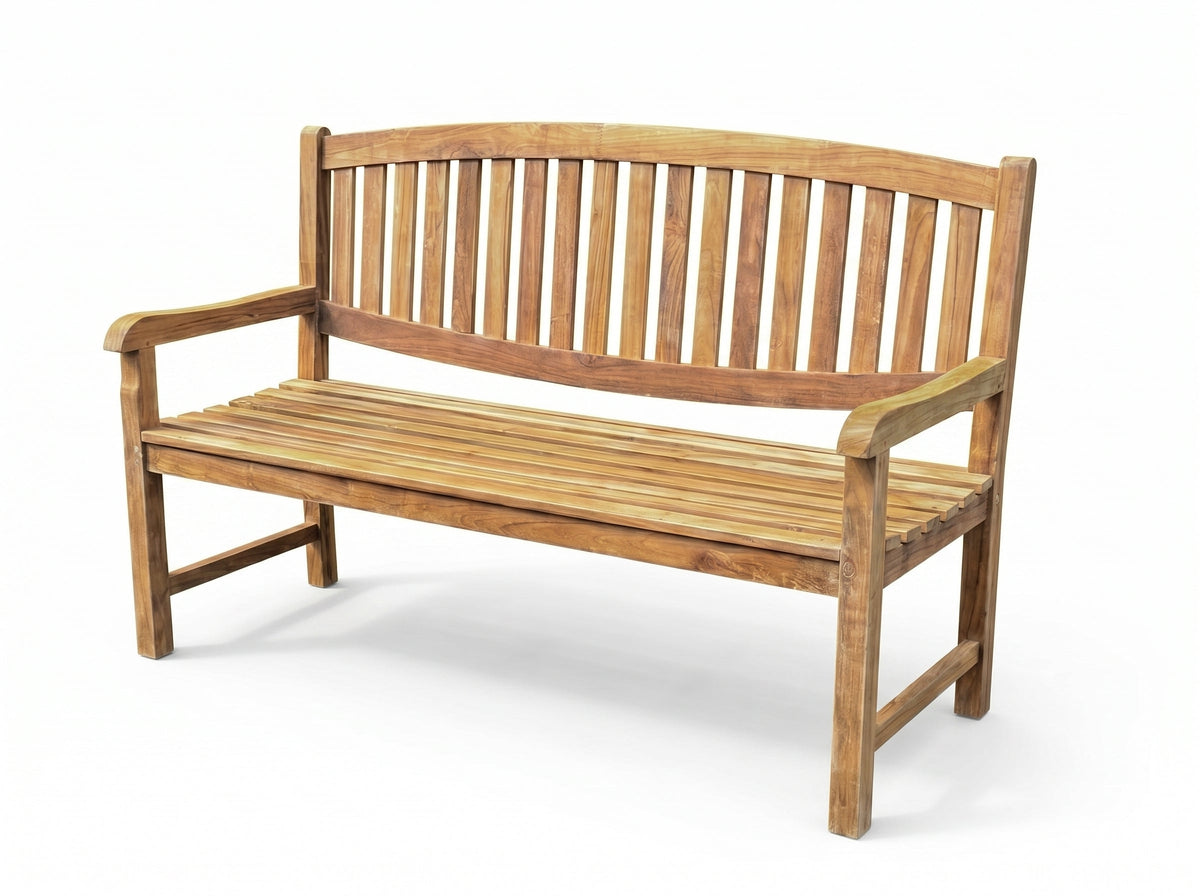 Oval Teak Garden Benches