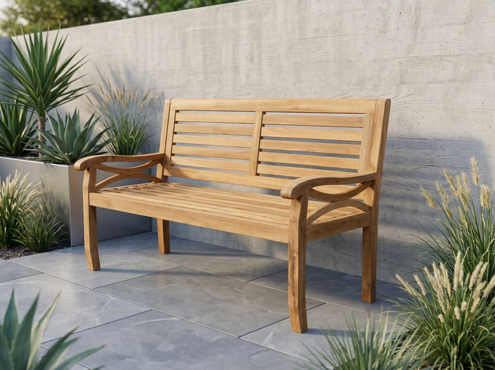 Paris Garden Bench: 120cm (Clearance)