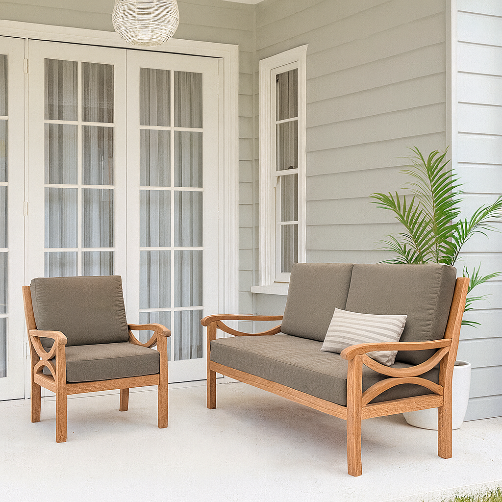 Paris Teak Love Seat