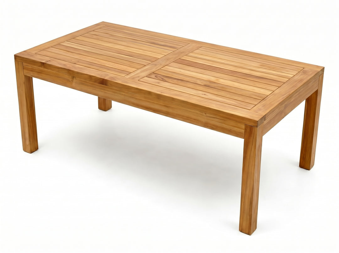 Modern Teak Rectangular Coffee Table