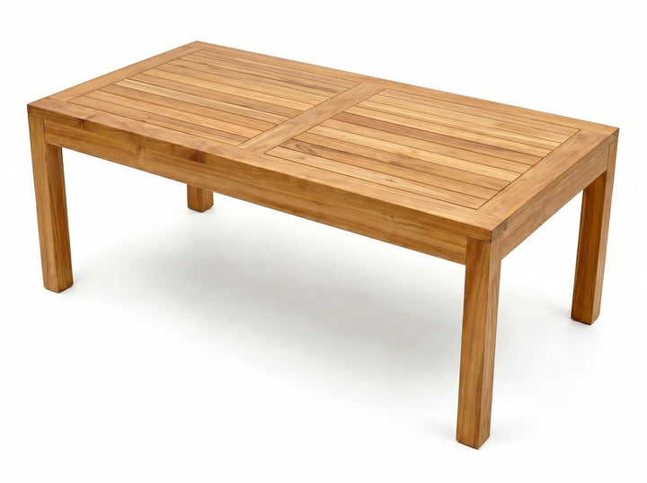 Modern Teak Rectangular Coffee Table