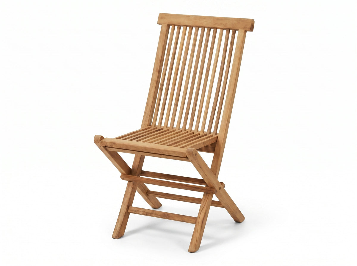 Slatted Folding Chair