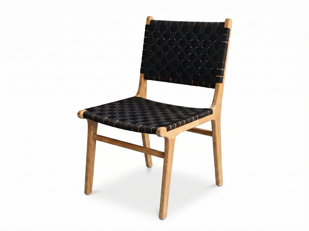 Teak & Sunproof Strapping Side Chair (Clearance)