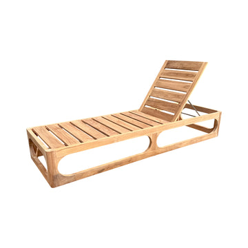 clearance Miami teak pool lounge product view