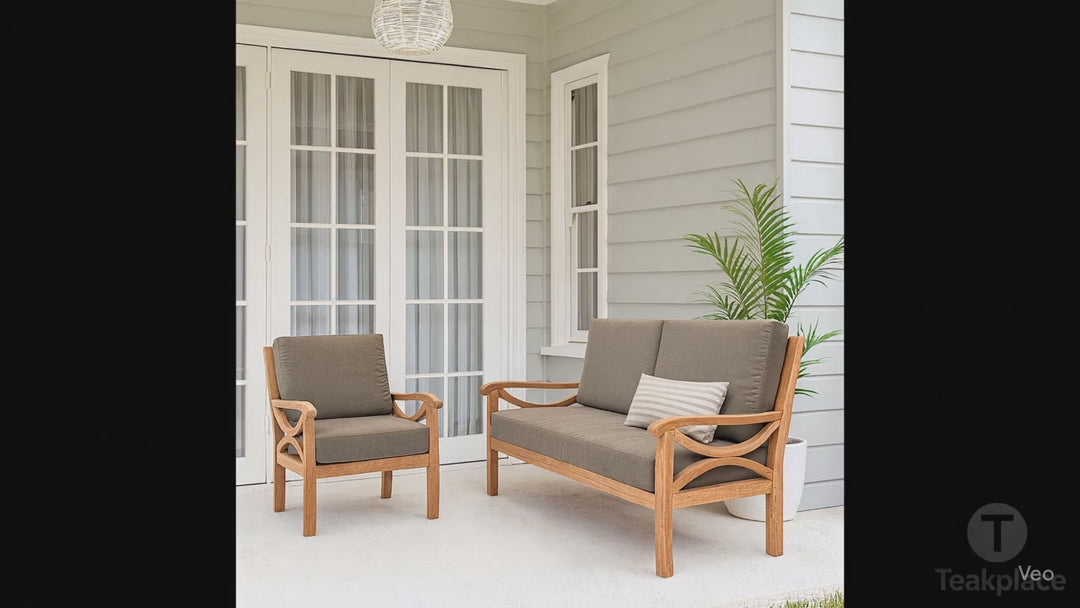 Paris Teak Outdoor Sofa