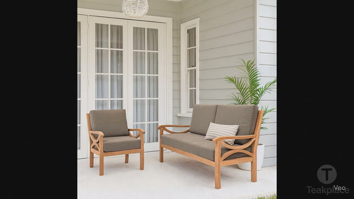 Paris Teak Outdoor Sofa