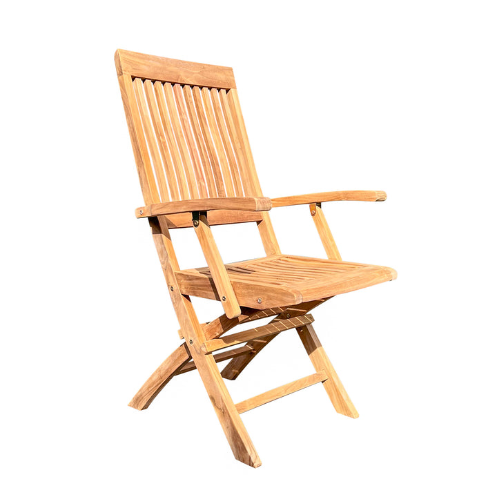 Capri Folding Outdoor Arm Chair