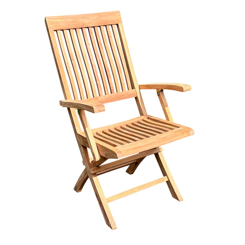 Capri Folding Outdoor Arm Chair