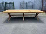 Outlet Cross Leg Dining Table 280 X 120CM (Seconds)
