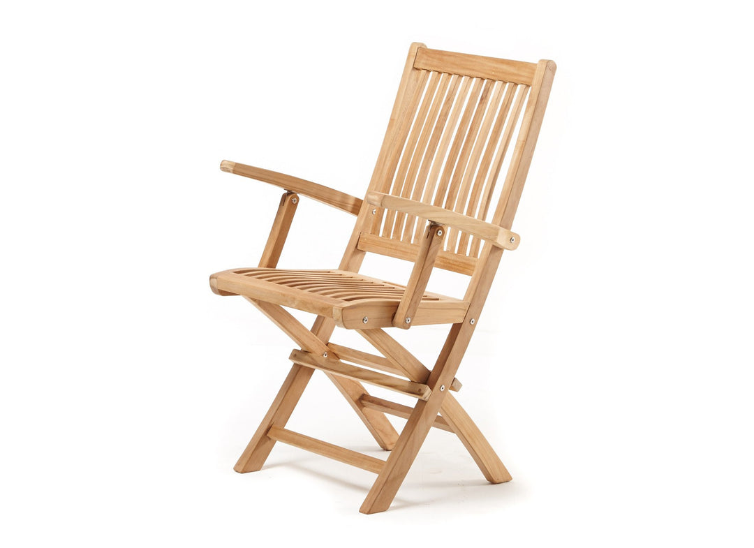 Leo Folding Armchair - THE TEAK PLACE