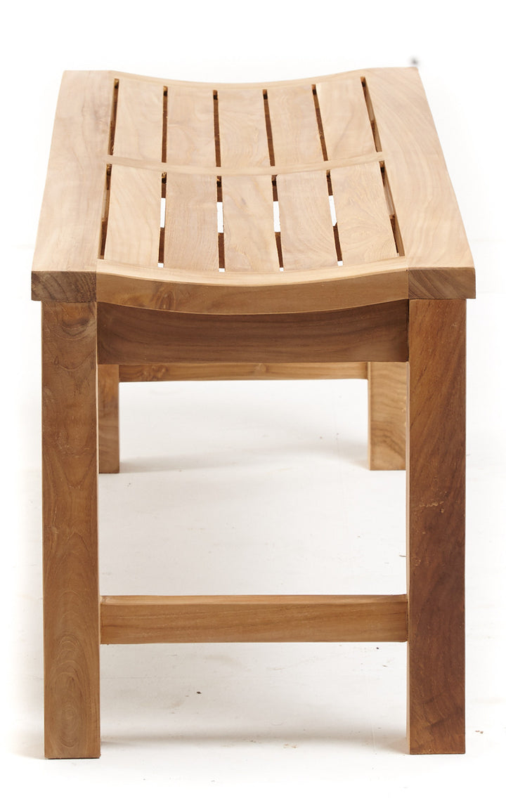Vivienne Straight Leg Bench - THE TEAK PLACE